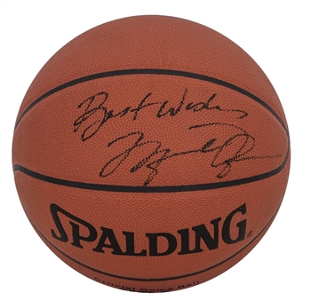 Michael Jordan Signed Spalding Basketball (PSA/DNA)